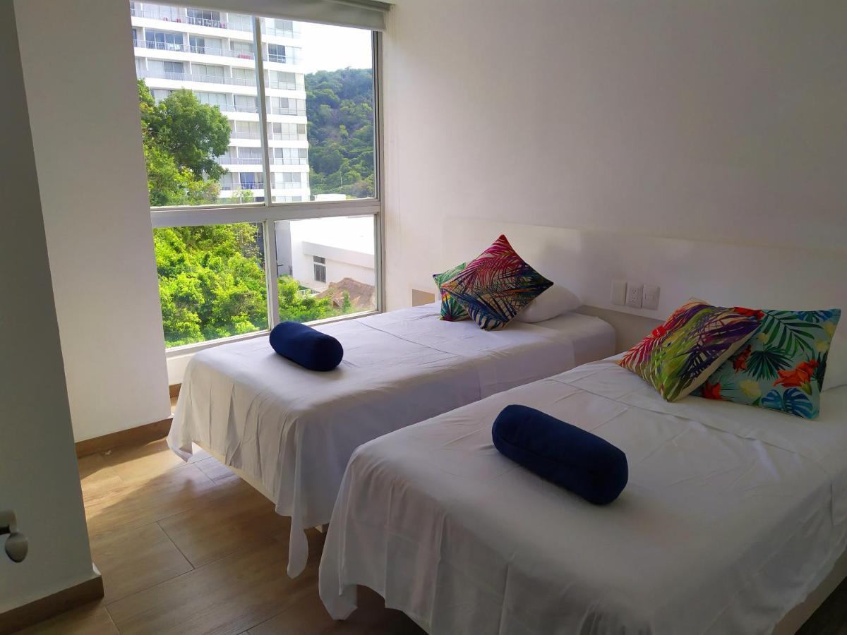 Departamento Con Preciosa Vista Al Mar En Acapulco Diamante Apartment ภายนอก รูปภาพ